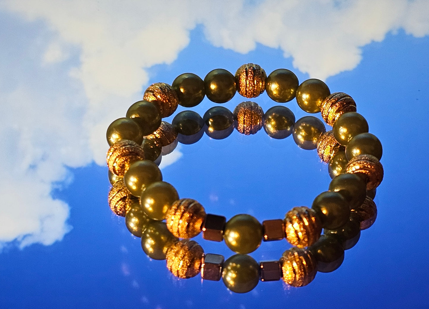My Intention Bracelet Size 5.2 in.= 13.1 cm. - Divinely Inspired Creations by JozArtT1111