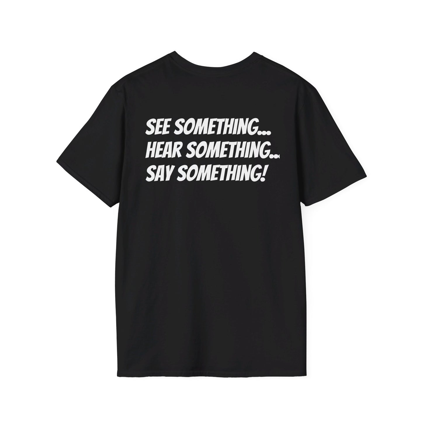 See Hear Say Monkey T Art by JozArtT1111 Unisex Softstyle T-Shirt - Divinely Inspired Creations by JozArtT1111