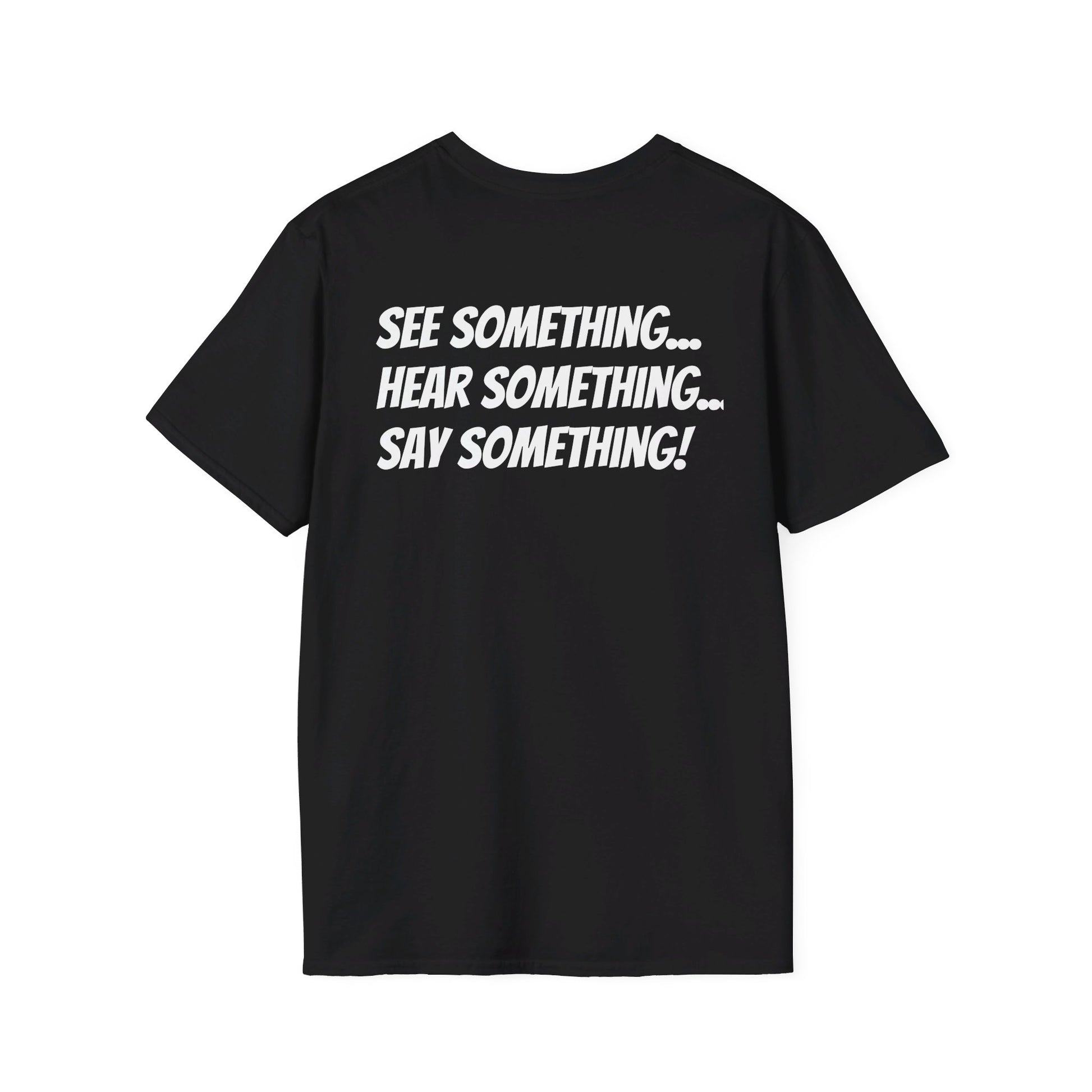 See Hear Say Monkey T Art by JozArtT1111 Unisex Softstyle T-Shirt - Divinely Inspired Creations by JozArtT1111