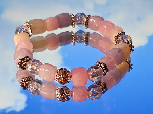 My Intention Bracelet 5.4 in.= 13.6 cm. - Divinely Inspired Creations by JozArtT1111