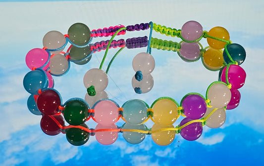 Macrame Beaded Bracelet - Divinely Inspired Creations by JozArtT1111