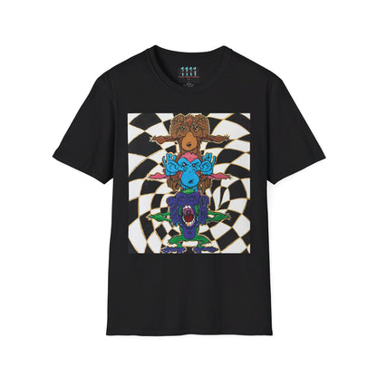 See Hear Say Monkey T Art by JozArtT1111 Unisex Softstyle T-Shirt - Divinely Inspired Creations by JozArtT1111
