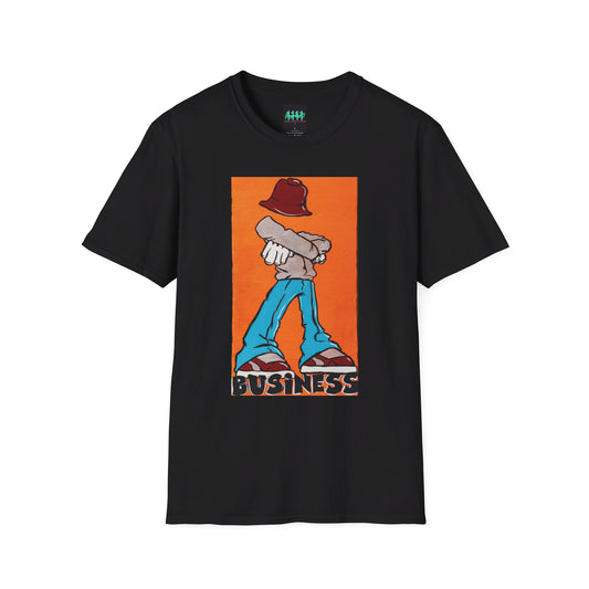 Standing On Business Painting By JozArtT1111 Unisex Softstyle T-Shirt - Divinely Inspired Creations by JozArtT1111
